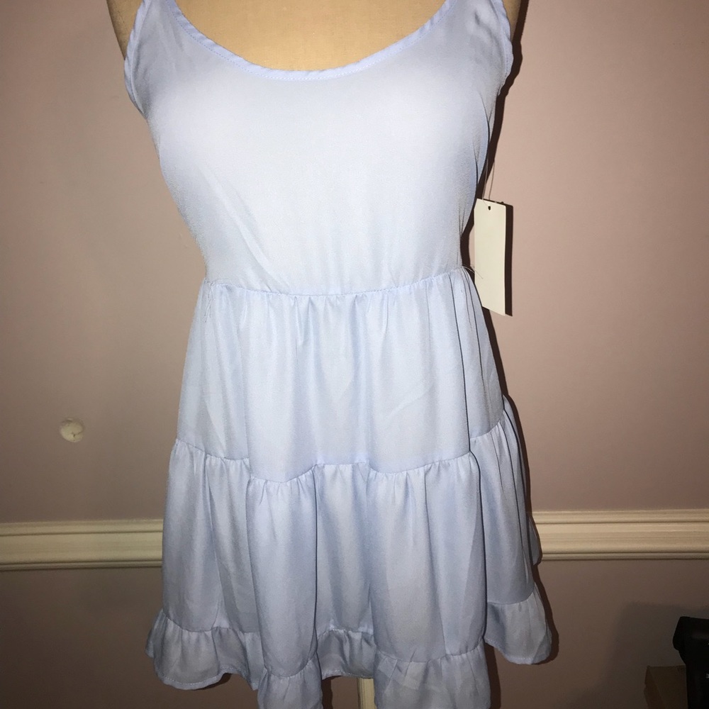 Light Blue Summer Dress- Tobi